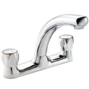 Swan Brassware -  Wolseley Swan Two Tap Holes Kitchen Mixer Cp