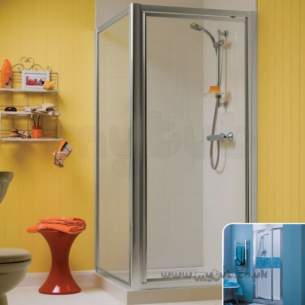 Trevi Shower Enclosures -  Ideal Standard Tipica Pivot Shower Door T2468yb 90 Shower Encl 850-900