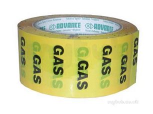 Sealing Tape -  50mm X 66m Gas Pvc Tape Black Print