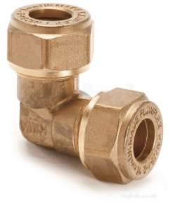 Plumb Center Compression Fittings -  Pegler Yorkshire Cb 22mm Compression Elbow
