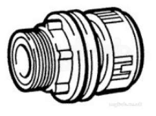 Hep2O Underfloor Heating Pipe and Fittings -  Hep20 15mm X 1/2 Inch D/f Tank Connector Hx20