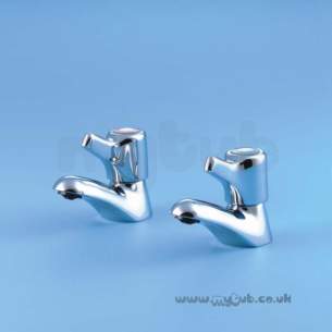 Armitage Shanks Domestic Brassware -  Armitage Shanks Millenia S7014 3/4 Inch Qt Bath Pillars Cp