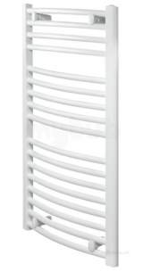 Myson Economist Towel Warmers -  Myson Ftgecoc86w White Avonmore Multi-rail Towel Warmer 86 Curved