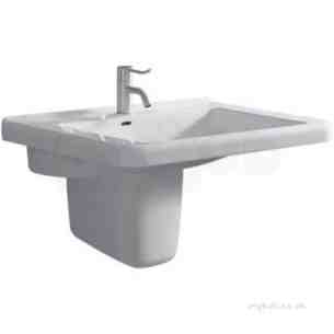 Twyfords Luxury -  All Washbasin 600x550 1 Tap Ta4311wh