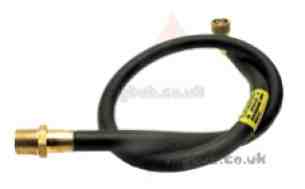 Domestic Cooker Hoses and Connections -  3ft X 3-8inch Micro Bayonet Gas Cooker Hose