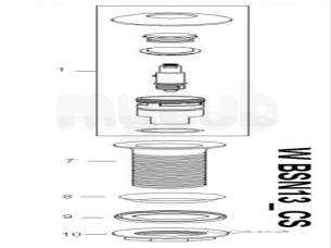 Bristan Brassware -  Bristan Clicker Basin Waste U/sltd Cp