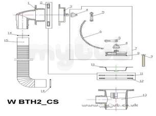 Bristan Brassware -  Bristan Bath Waste 2 Chrome Plated W Bth2 C