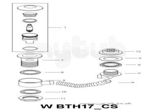 Bristan Brassware -  Bristan Clicker Bath Waste Gp W Bth17 G