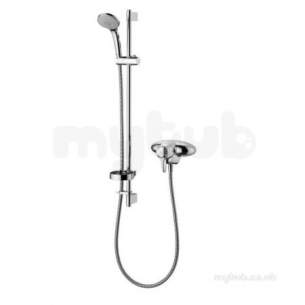 Trevi Compact Thermostatic Shower Valves -  Ideal Standard A5785aa Chrome Trevi Ctv Thermostatic Shower Mixer