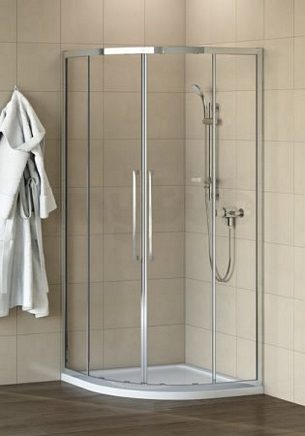Ideal Standard Kubo Enclosures -  Ideal Standard Bright Silver Kubo Shower Enclosures And Screens 780mm Widex1950mm Highx780mm Depth