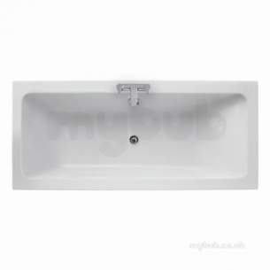 Ideal Standard Tempo Bathing -  Ideal Standard Tempo E2583 Cube 1700x750 No Tap Holes D/e Bath Wh