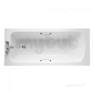 Sandringham 21 Acrylic Baths and Panels -  Armitage Shanks Sandringham 21 E0276 1600mm Bath No Grips White
