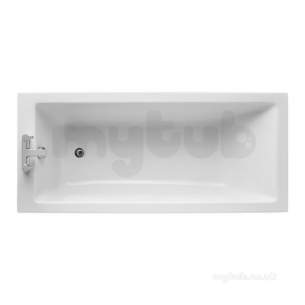 Ideal Standard Tempo Bathing -  Ideal Standard Tempo E2582 Cube 1700x750mm No Tap Holes Bath Wht