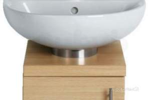 Ideal Standard Create Furniture -  Ideal Standard Cloakroom E3338 Basin Collar Chrome