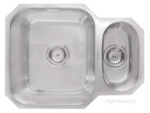 Astracast Contract Sinks -  15b Reversible Undermount Sink Stainless Steel