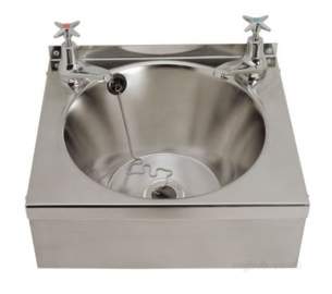 Sissons Stainless Steel Products -  D20162n 385x330mm Wall Basin And Supprt Ss
