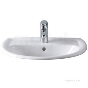 Twyford Mid Market Ware -  Galerie Countertop 500x430 1 Tap Gn4521wh