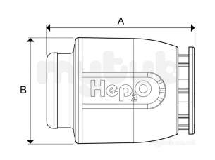 Hep2O Underfloor Heating Pipe and Fittings -  Hep2o Hd62 Stop End 15 Hd62/15w