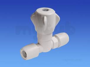 Hep2O Underfloor Heating Pipe and Fittings -  Hep2o Hx36 Stopcock Cold Water 15