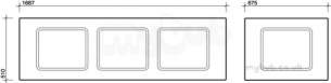 Twyford Bath Panels -  View Total Install 1700 Front Bath Panel Is2171wh