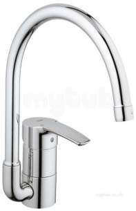 Grohe Tec Brassware -  Grohe Eurostyle 33975001 Sink Mixer High Spout