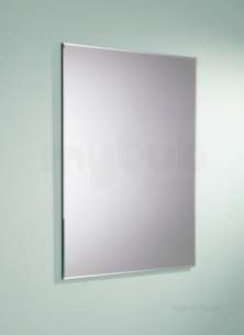 Hib Lighting Cabinets and Mirrors -  Hib 61701500 Mirrored Joshua Wc Mirror With Bevelled Edges