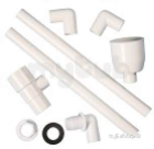 Overflow Ancillaries Polypropylene -  Tunpac 1 Of80 Complete Kit Low Level Side Overflow Of80w