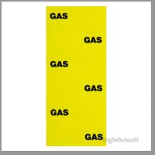 Regin Products -  Regin Regq630 Pipe Labels 8 Gas