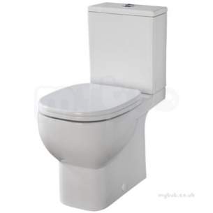 Twyford Quinta Sanitaryware -  Quinta Close Coupled Toilet Pan Multioutlet Qt1148wh