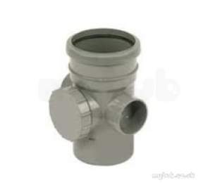 Polypipe Soil -  110mm Short Access Pipe S/socket Swa88-b