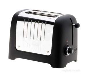 Dualit Appliances -  Dualit 25005 Toaster 2 Slice Lite Black