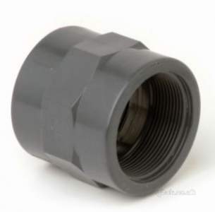 Durapipe Pvc Fittings 1 14 and Above -  Dp Upvc Socket Pl/bsp 101106 1.1/2
