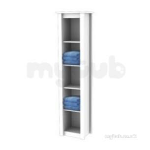 Croydex Mirrors and Cabinets -  Croydex Ribble Open Front Tall Boy