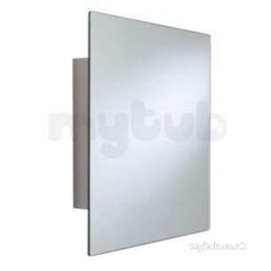 Croydex Mirrors and Cabinets -  Dart Square Mirror Door S/s Cabinet