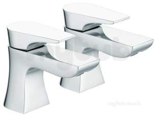 Bristan Brassware -  Bristan Hourglass Basin Taps Chrome Plated Hou 1/2 C