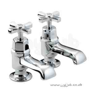 Bristan Brassware -  Bristan Art Deco Bath Taps Pair Cp