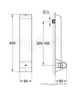 Grohe Shower Valves -  Grohe Grohe 27008 Freehander M.set For 27005 27008000