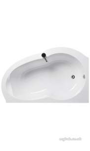 Ideal Standard Sottini Baths and Panels -  Ideal Standard Alchemy E6819 No Tap Holes O/corner Bath Panel Left Hand Wh