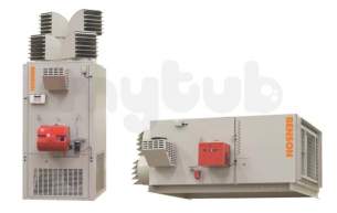 Ambirad Warm Air Heaters -  Ambirad Downflow Gas Fired Cabinet Heater Conventional Flue Rng 75