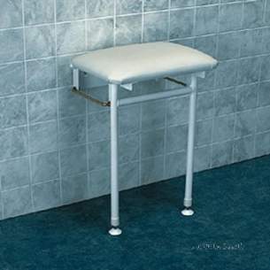 Barwood Special Needs Products -  Cushned Shower Seat C/w Leg And Adj. Feet Wh