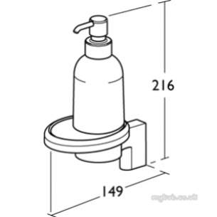 Ideal Standard Concept Accessories -  Ideal Standard Concept N1322aa Soap Dispenser Ceramic
