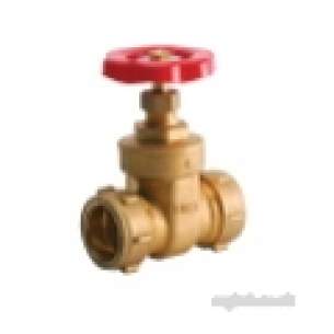 Ibp Conex Compression Fittings -  Conex 1001cp 15mm Wh Cxc Chrome Plated Gate Valve