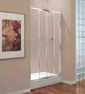 Center 4mm Shower Enclosures -  Center 1200mm Sliding Door Chrome/clear Door Only