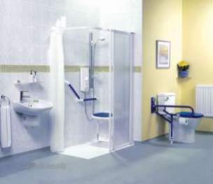 Akw Level Access Showering -  Akw Dalby Shower Tray 1200 X 700 Left Hand And Grav Wst