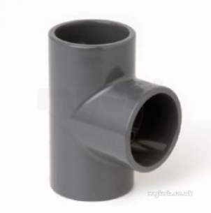 Durapipe Pvc Fittings 1 and Below -  Durapipe Upvc 90d Equal Tee 122104 1