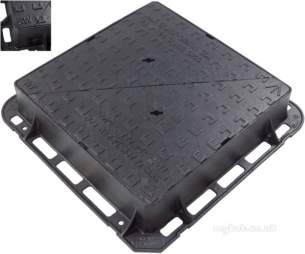 Manhole Covers and Frames Ductile Iron -  675x675x150 D400 Ductile Iron Mc And F Sw