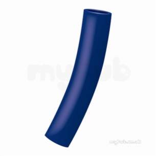 Gps Blue Puppedspigot Pe Fittings -  Gps 400 Blue Lr Pe100 22.5 Deg Bend 380 325