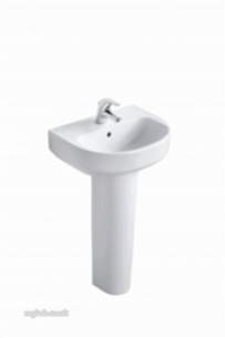 Ideal Standard Playa Sanitaryware -  Ideal Standard Playa J4668 500mm One Tap Hole Basin White