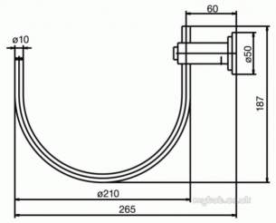 Ideal Standard Jado Accessories -  Ideal Standard Haven L4034 200mm Towel Ring Cp