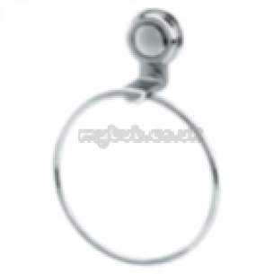 Triton Metlex Bathroom Accessories -  Triton Athens C902 Towel Ring Cp